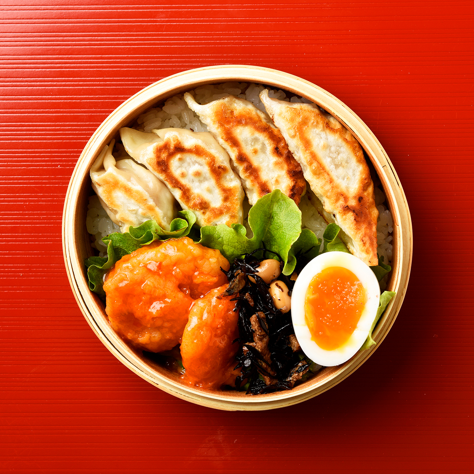 Pork Ginger Gyoza Bento